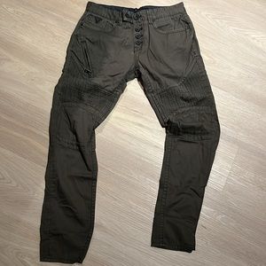 Guess olive moto cargos